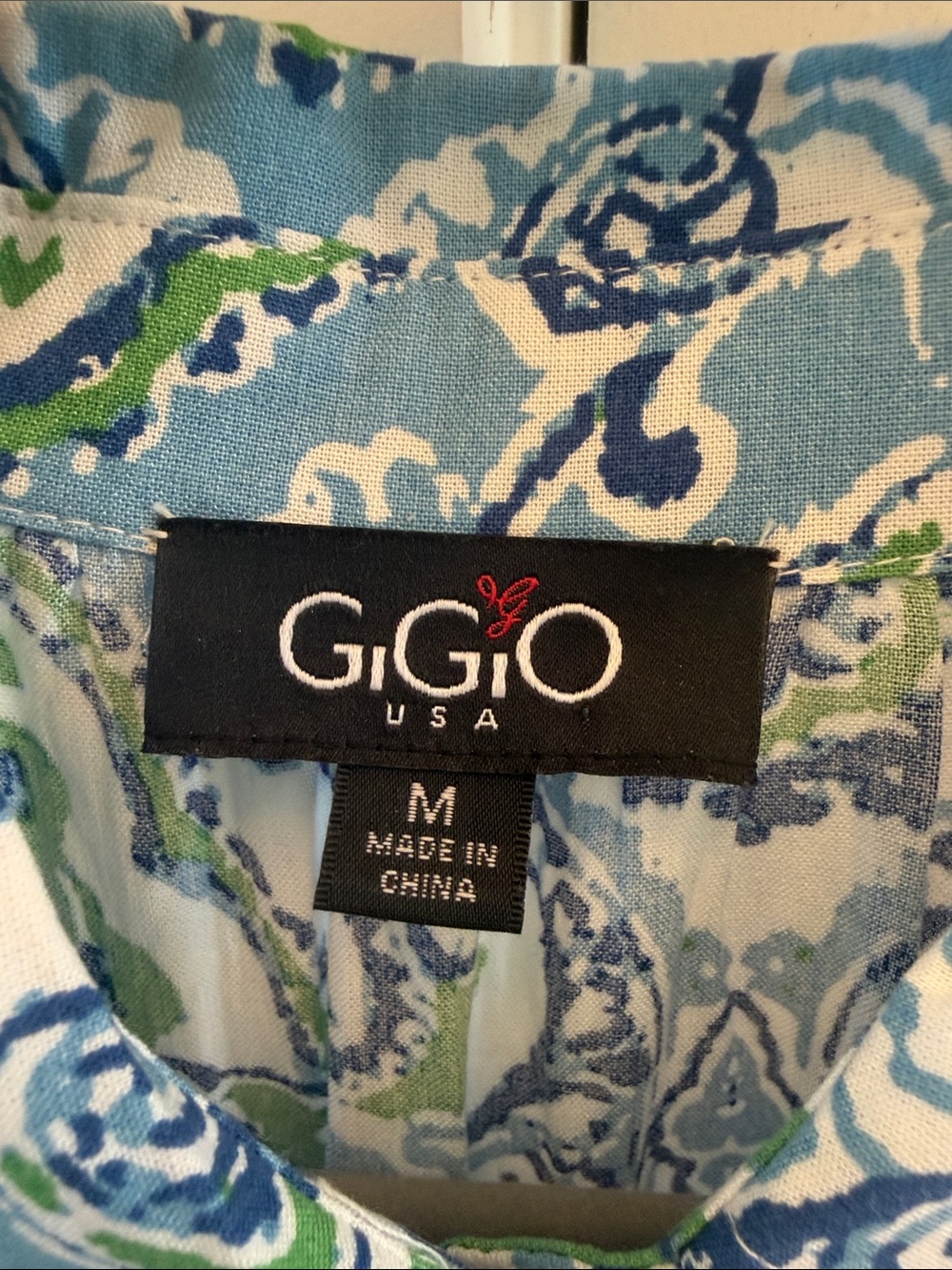 GOGO Party Blue & Green Paisley Halter Maxi Dress - Picture 2 of 2